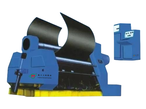 HT12W系列CNC数控四辊卷板机（Numerically Controlled Four-Roller Plate Bending Machine）