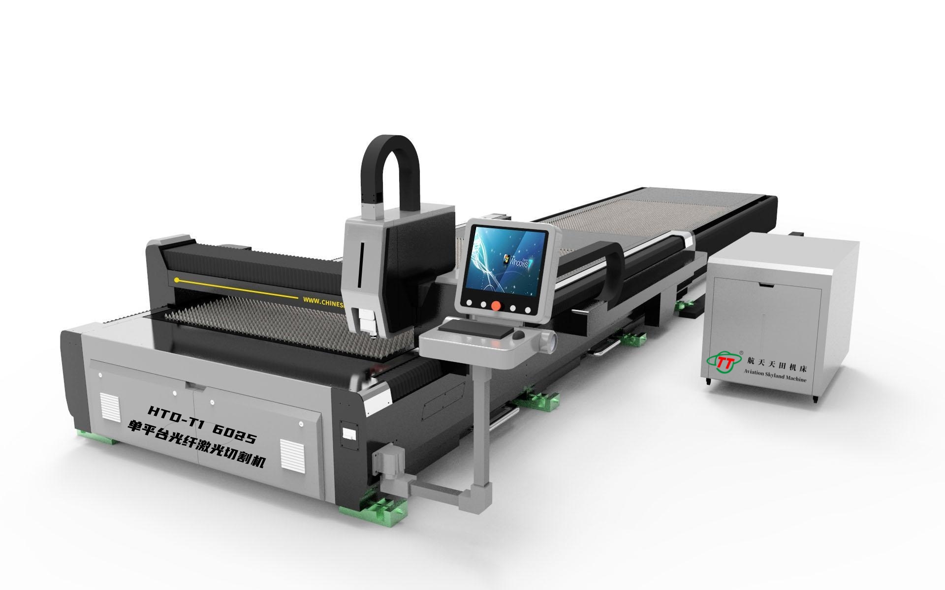 HTD-T1 系列单平台数控光纤激光切割机（HTD-T1 Series Single-platform CNC Fiber Laser Cutting Machine）